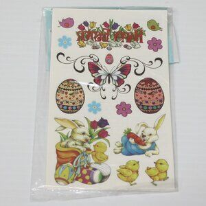 Easter 30 Temporary Tattoos Party Favors Goodie Treat Bags NEW in Package